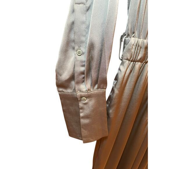 Nordstrom Brand, MELLODAY Long Sleeve Stain Utility Jumpsuit in Olive Size Small - Picture 7 of 13